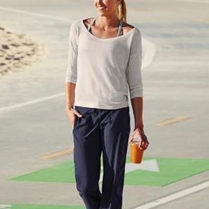 Athleta Sz S Periwinkle Bambu Cashmere Sintra Sweater